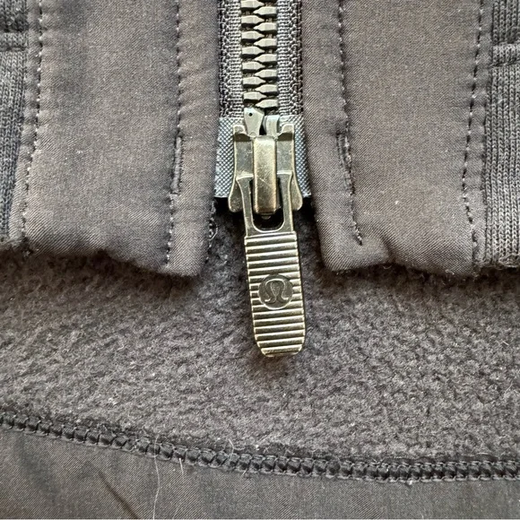 lululemon black zip up sweatshirt athletic jacket - Picture 2 of 13